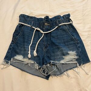 America Eagle Mom Shorts